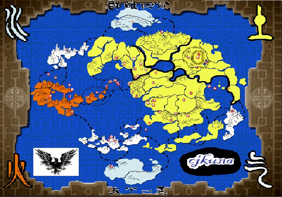 the map